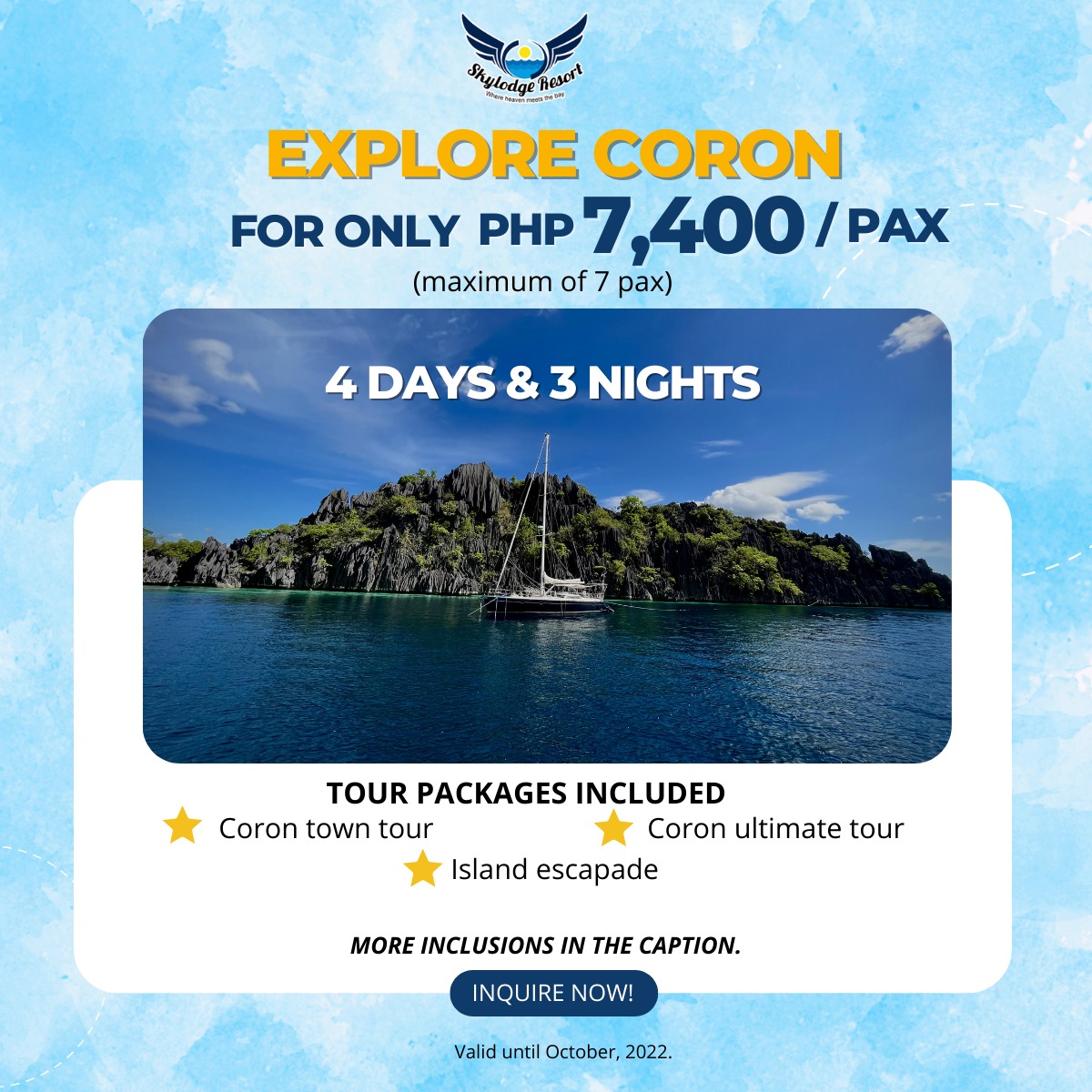 coron palawan tour package 4 days 3 nights